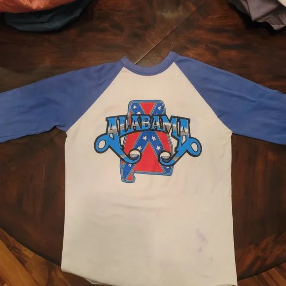 Vintage Alabama concert tee shirt 1984